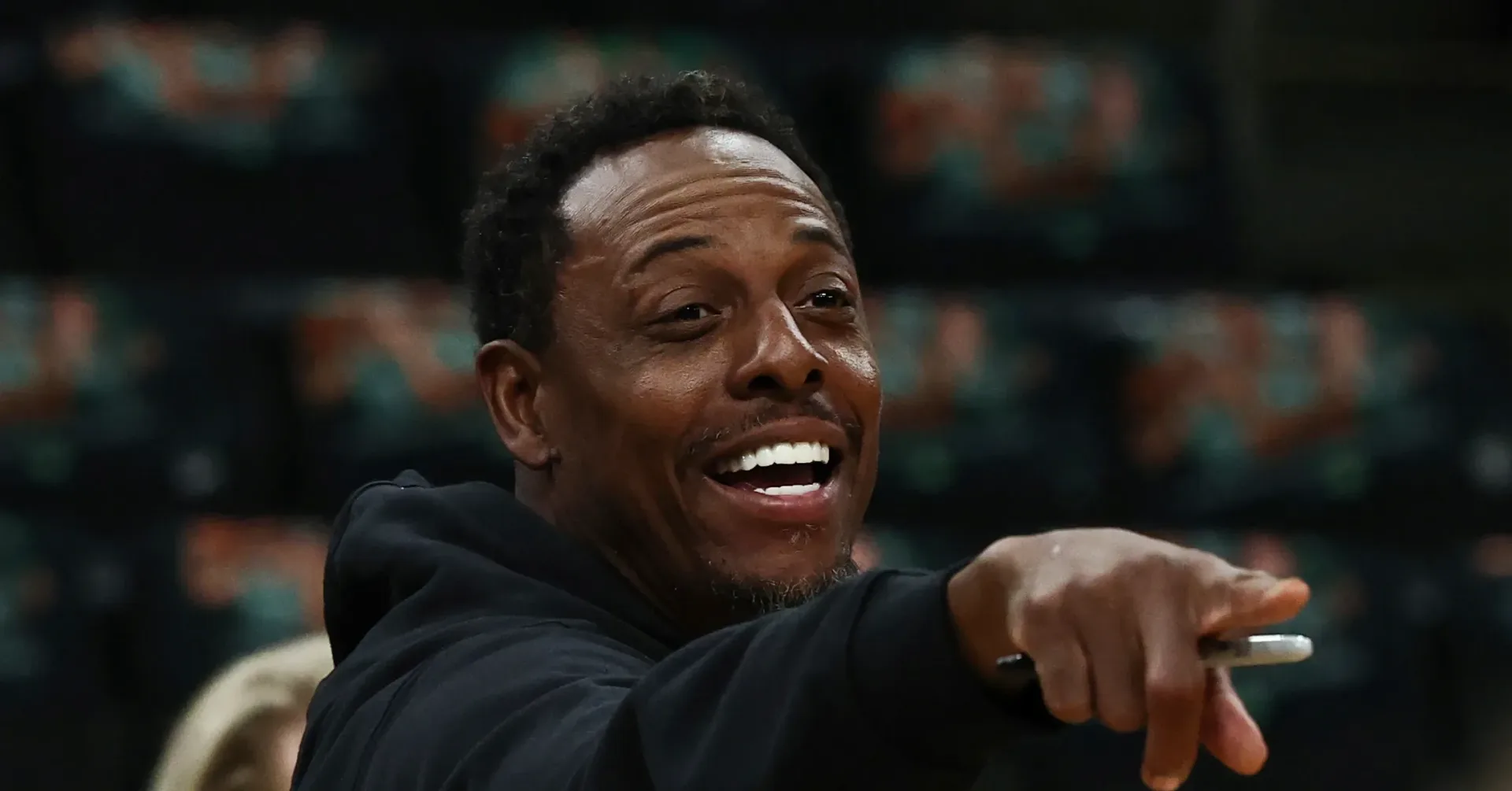 Paul Pierce during an NBA broadcast appearance
