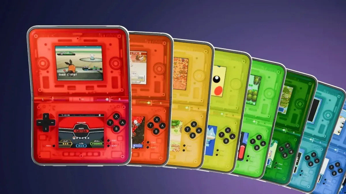 Transparent Crystal Shell controller skin displayed in Delta on iPhone Duo