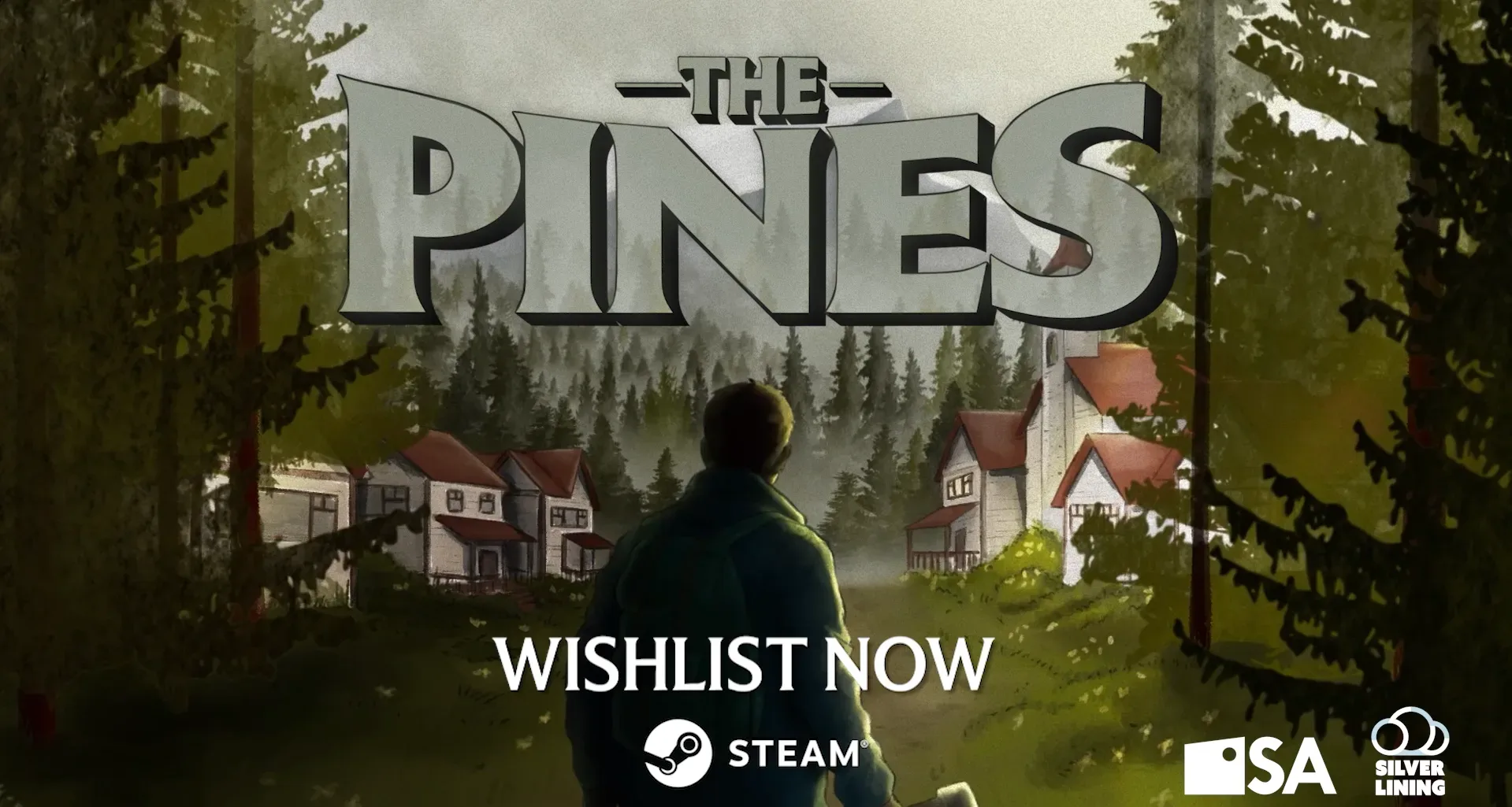 The Pines psychological horror RPG artwork showing its isolated therapy retreat setting