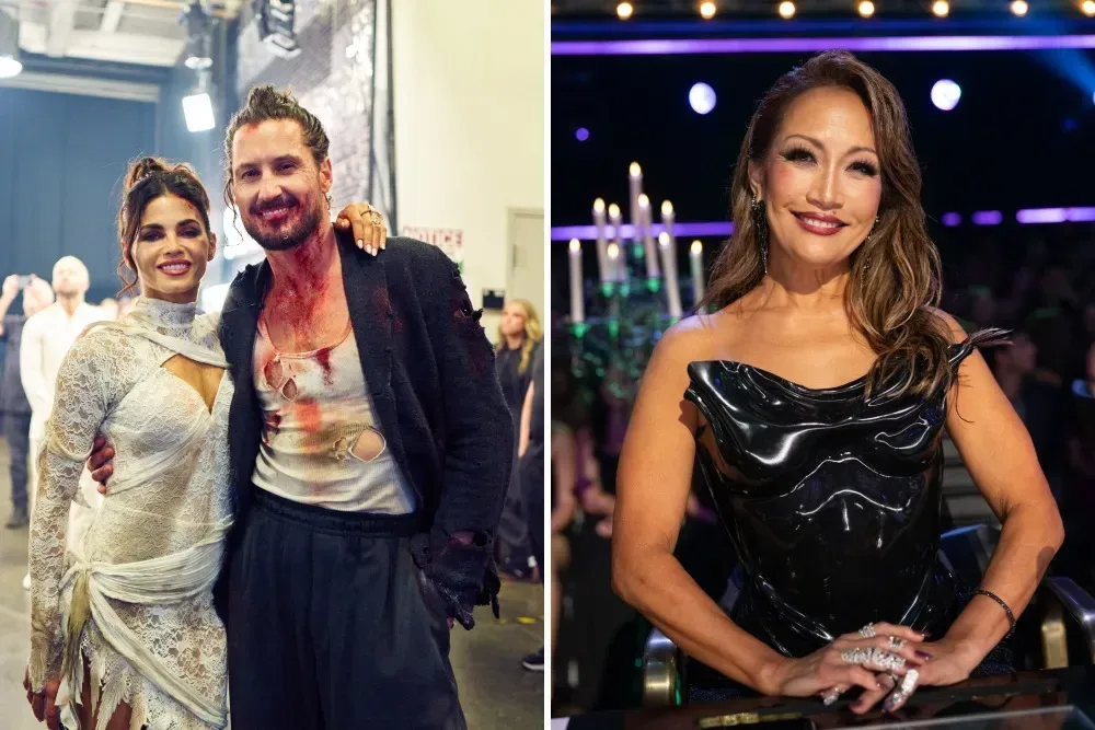 Val Chmerkovskiy and Carrie Ann Inaba reconcile following his return to Dancing With the Stars
