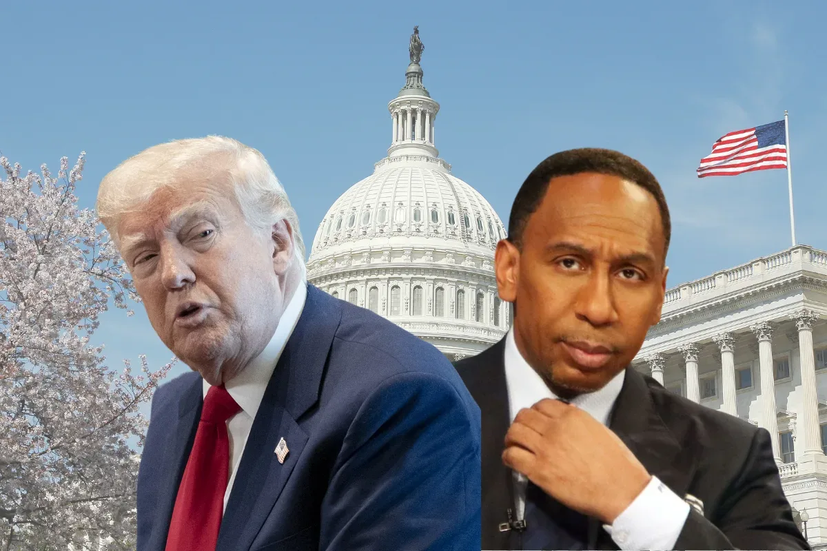 Stephen A. Smith discusses the phone restriction at his dinner with Donald Trump