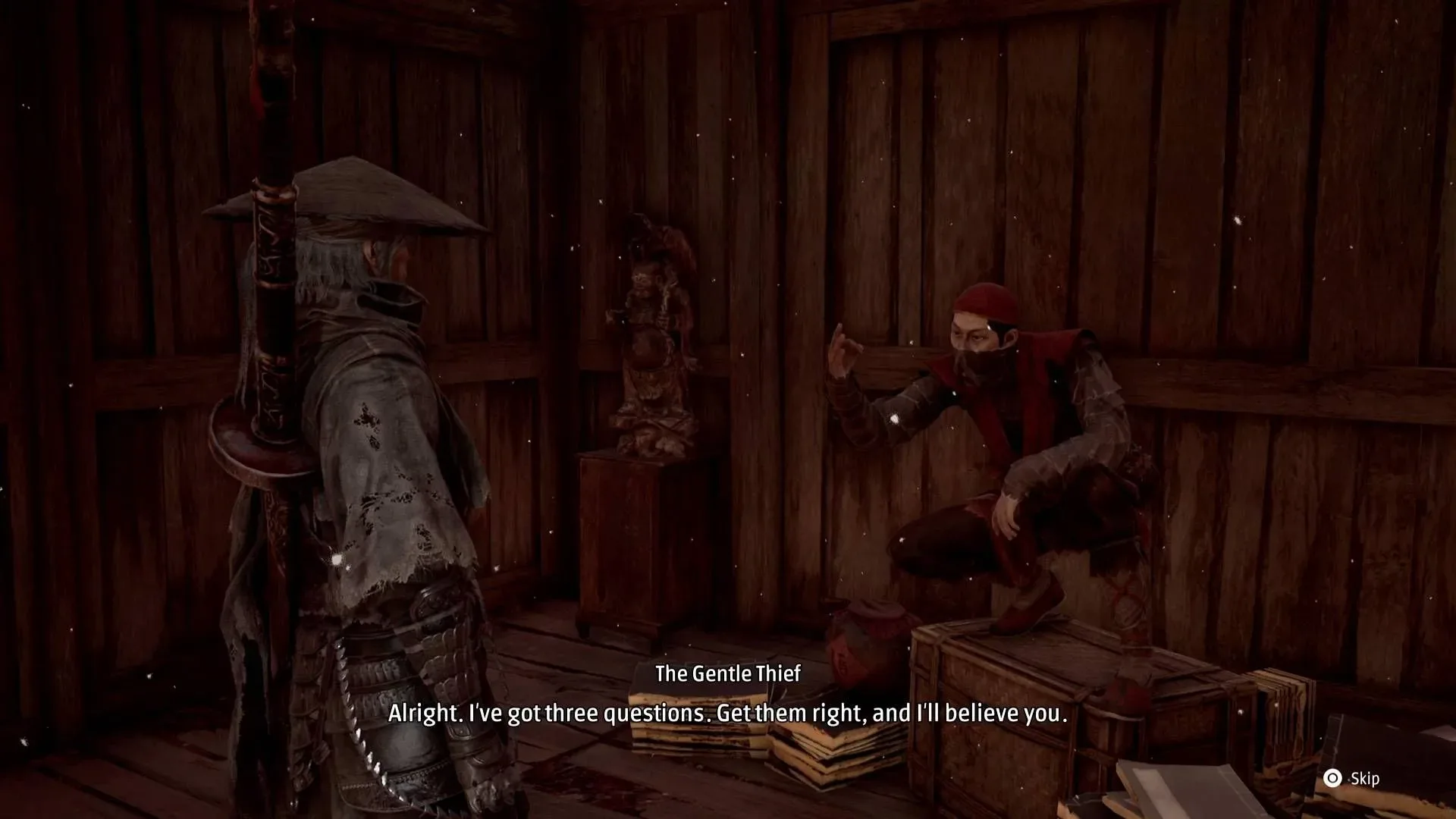 Phantom Blade Zero Honor Among Thieves quest Gentle Thief explaining questions to Soul