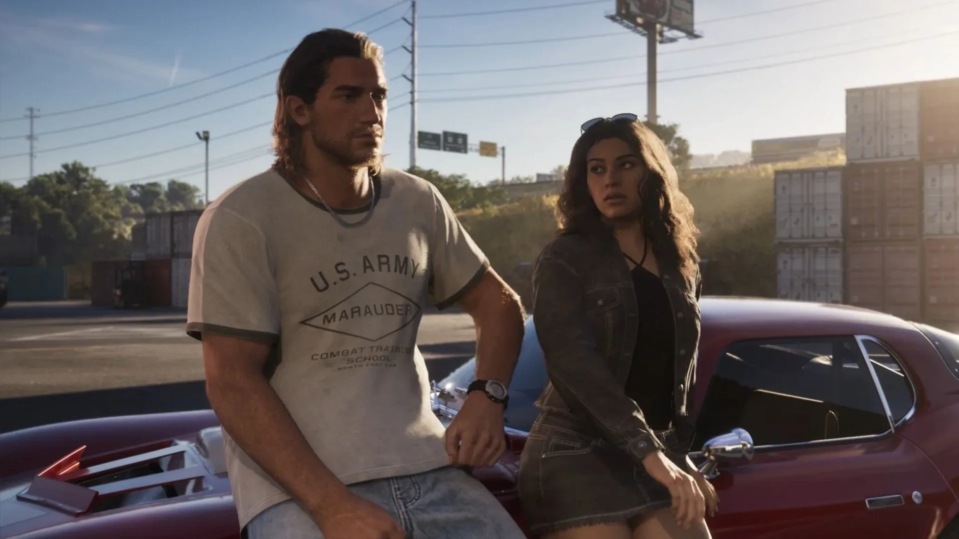 Jason and Lucia in Grand Theft Auto 6 launch trailer footage