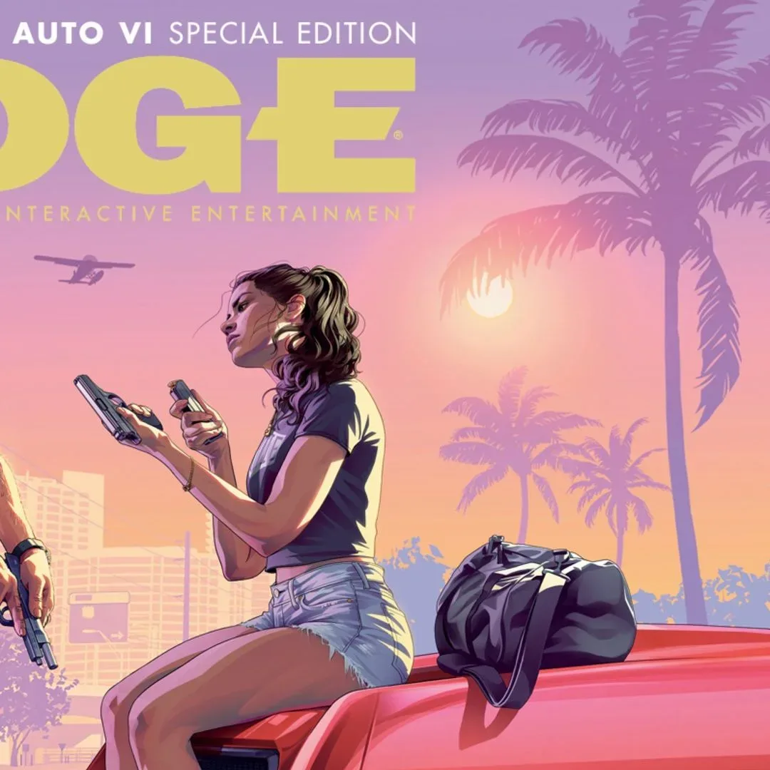 Grand Theft Auto VI magazine cover feature with Rockstar interviews and bespoke imagery