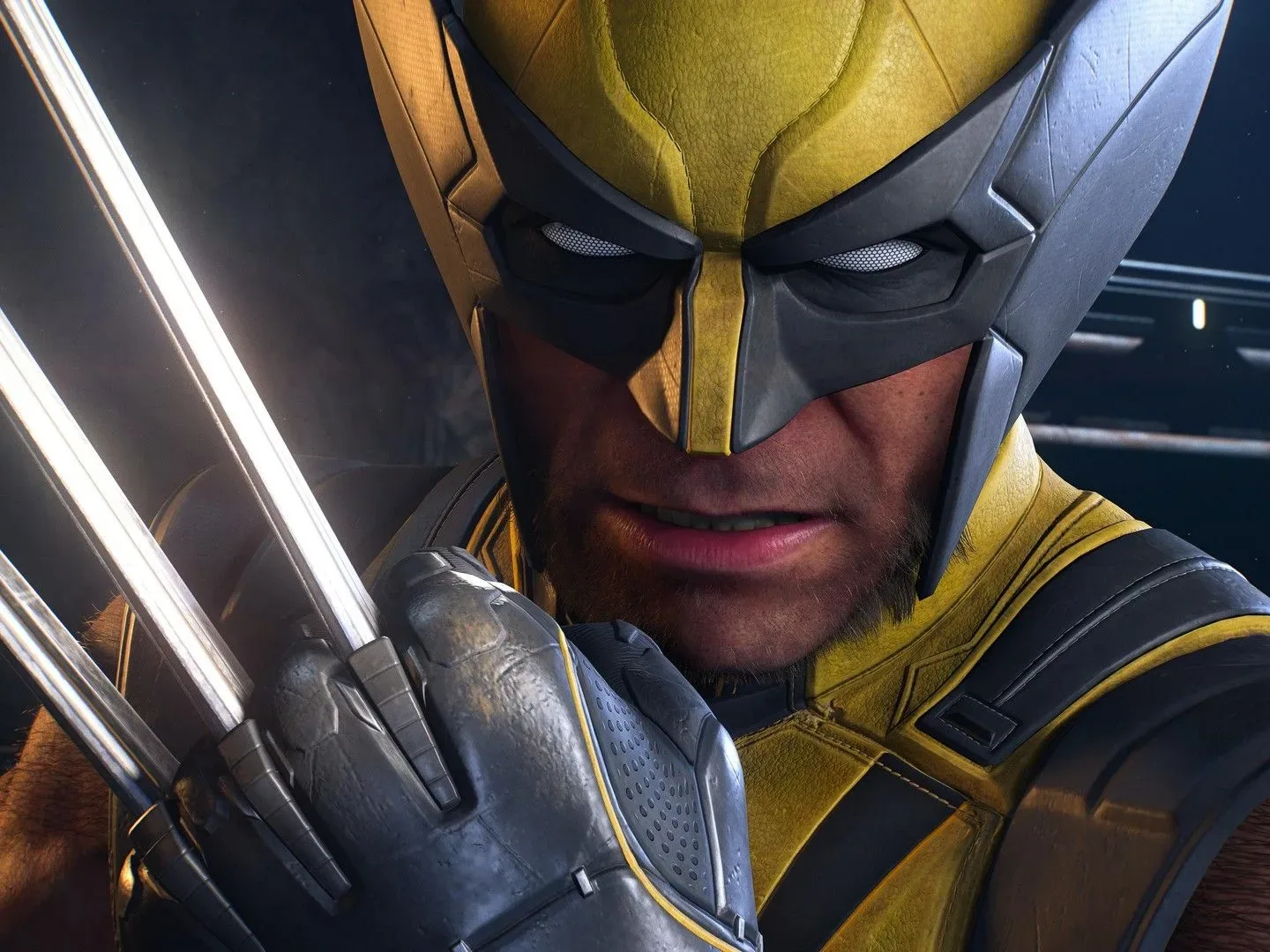 Wolverine poses with his claws out in Marvel's Wolverine in his yellow battle suit