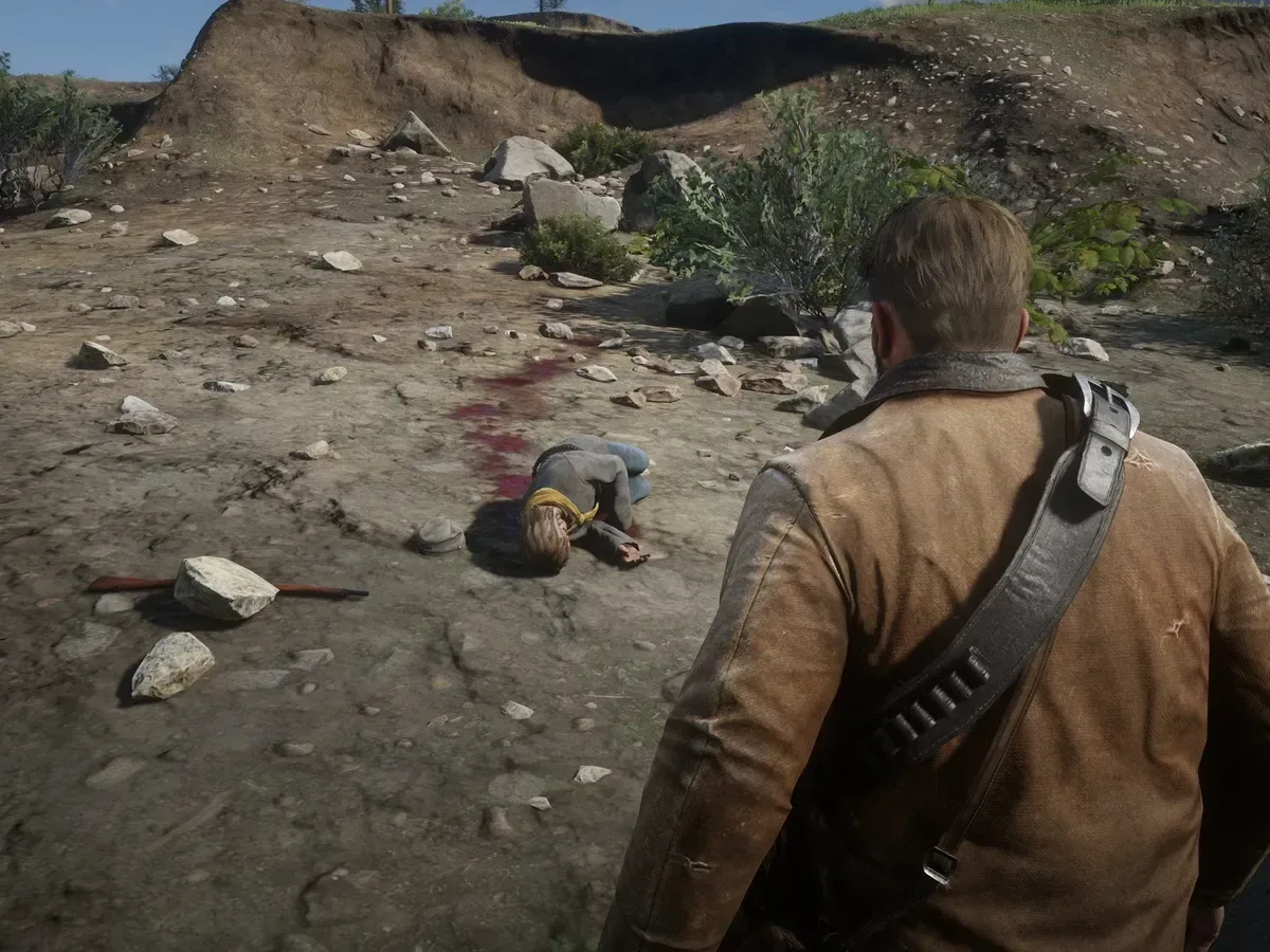 enRage mod X-ray view showing an NPC injury system in Red Dead Redemption 2