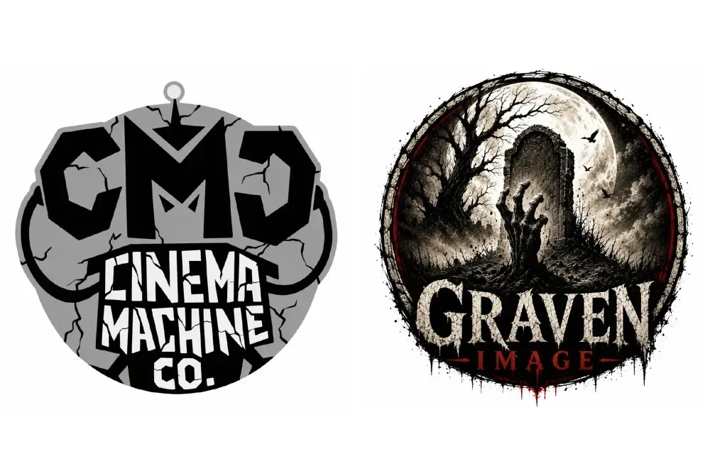 Cinema Machine and Graven Image logos representing Blood Sweat Honey’s new film distribution division