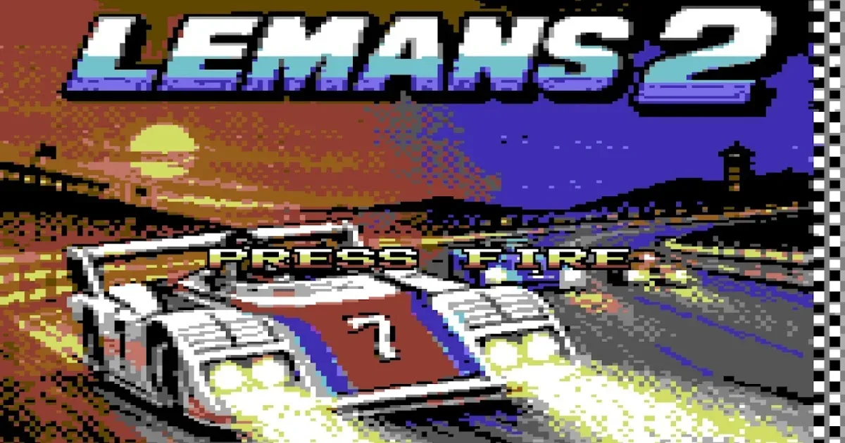 Top-down Lemans 2 race navigating traffic and a checkpoint
