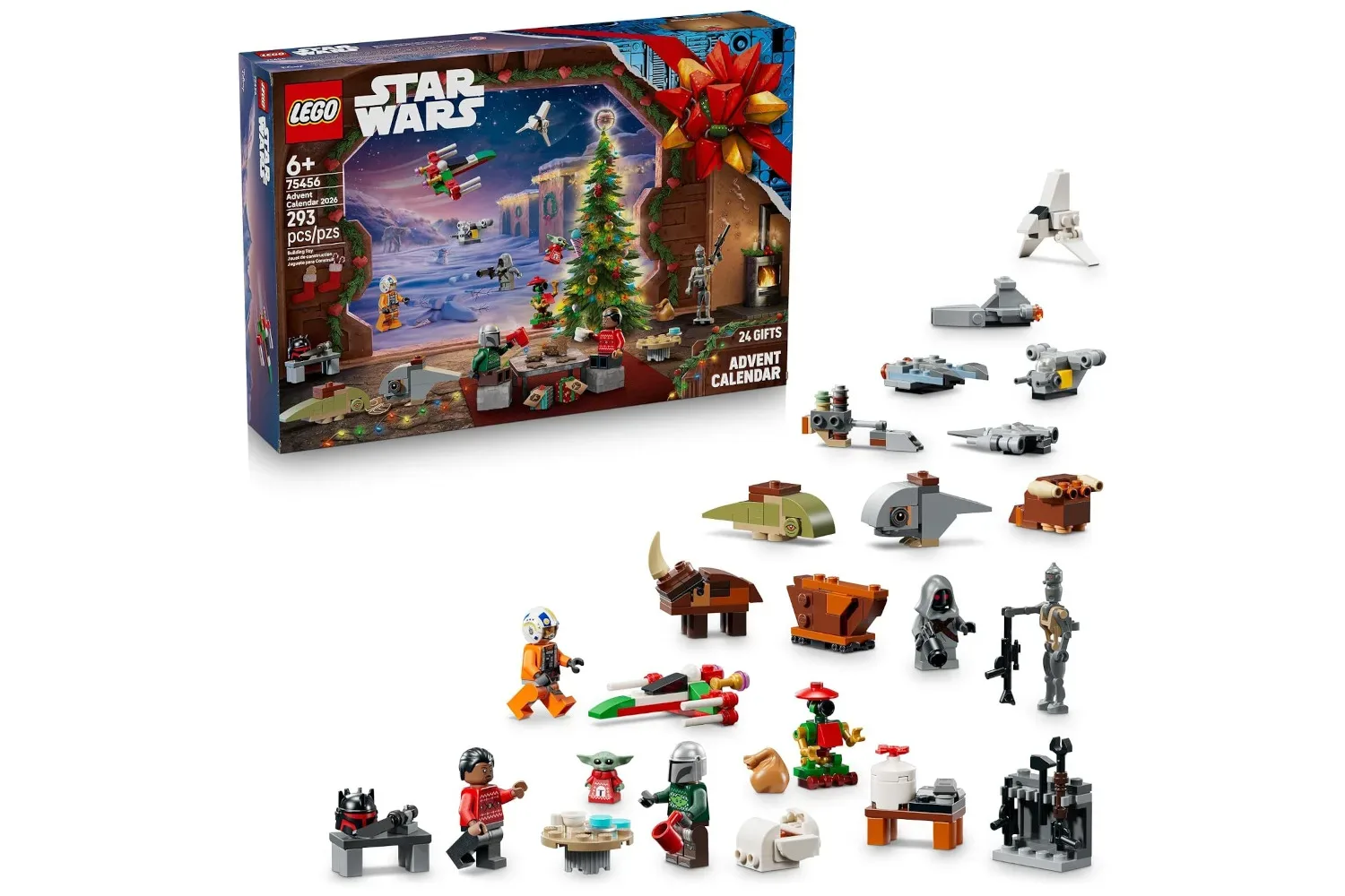 LEGO Star Wars Advent Calendar box with 24 numbered doors
