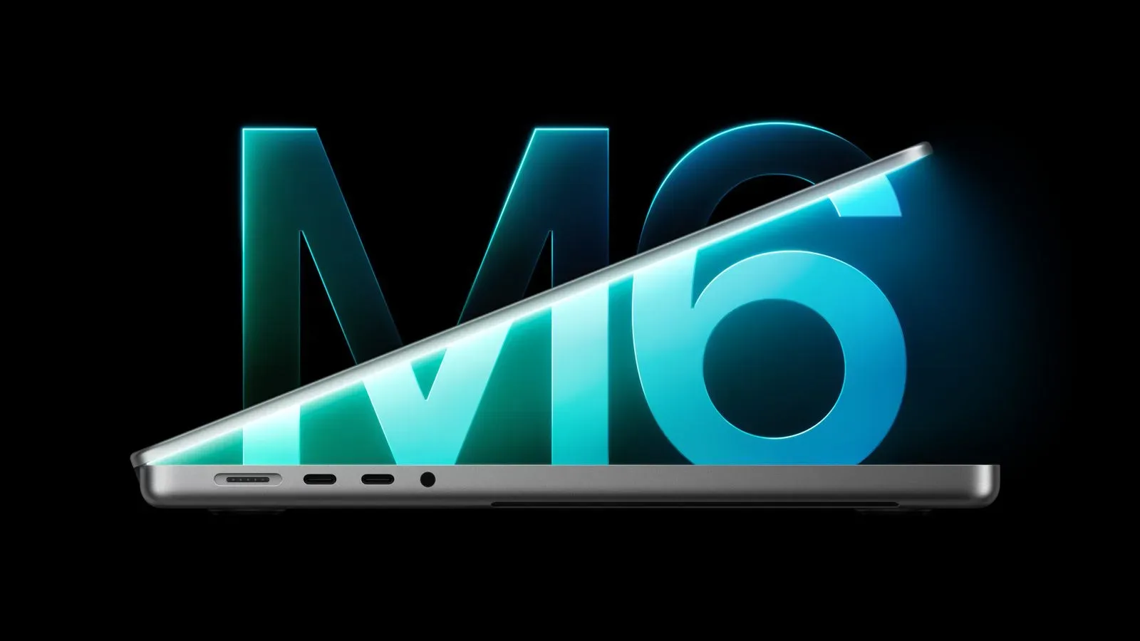 14-inch MacBook Pro in Space Black with M6 chip