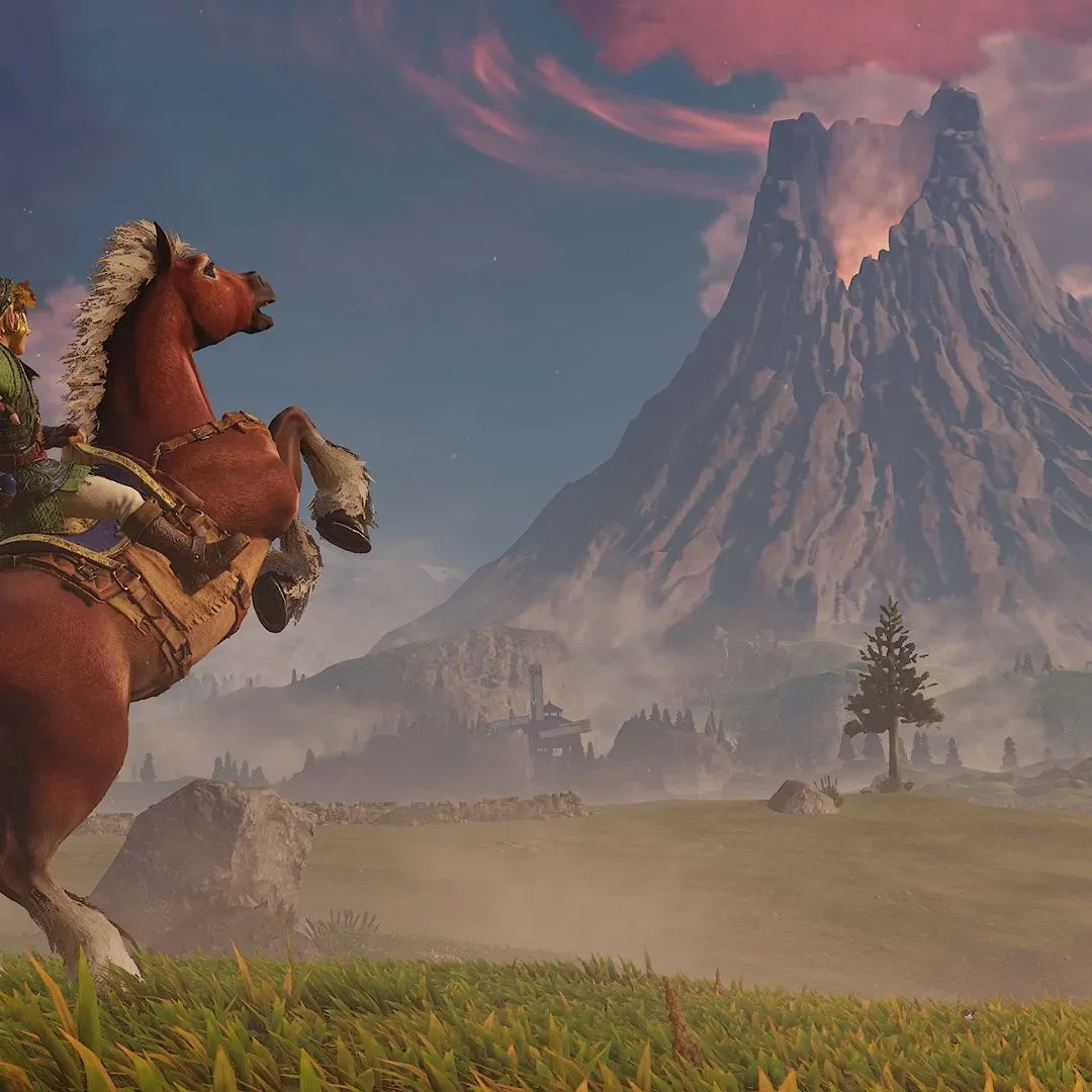 Hyrule Field and the approach to Castle Town in the Ocarina of Time remake