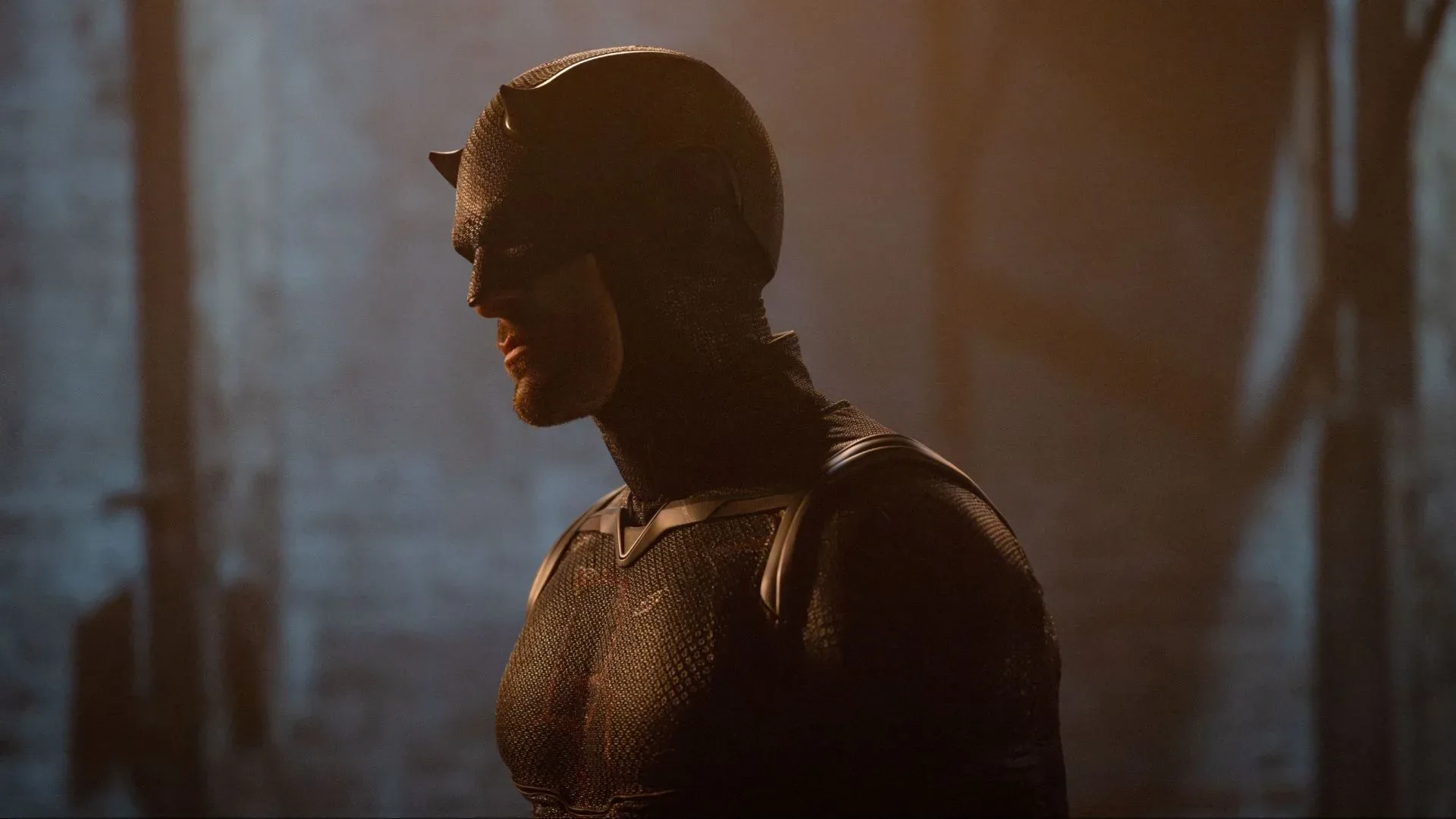 Charlie Cox as Matt Murdock in Daredevil: Born Again season 3 footage