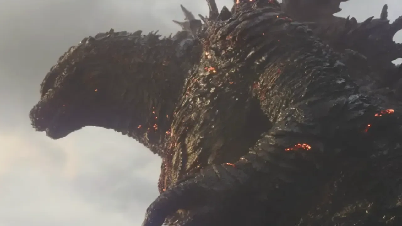 Godzilla fires atomic breath in Godzilla Minus Zero