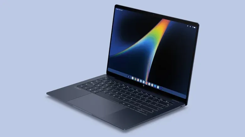 Buyer comparing budget Chromebook and premium Googlebook specifications