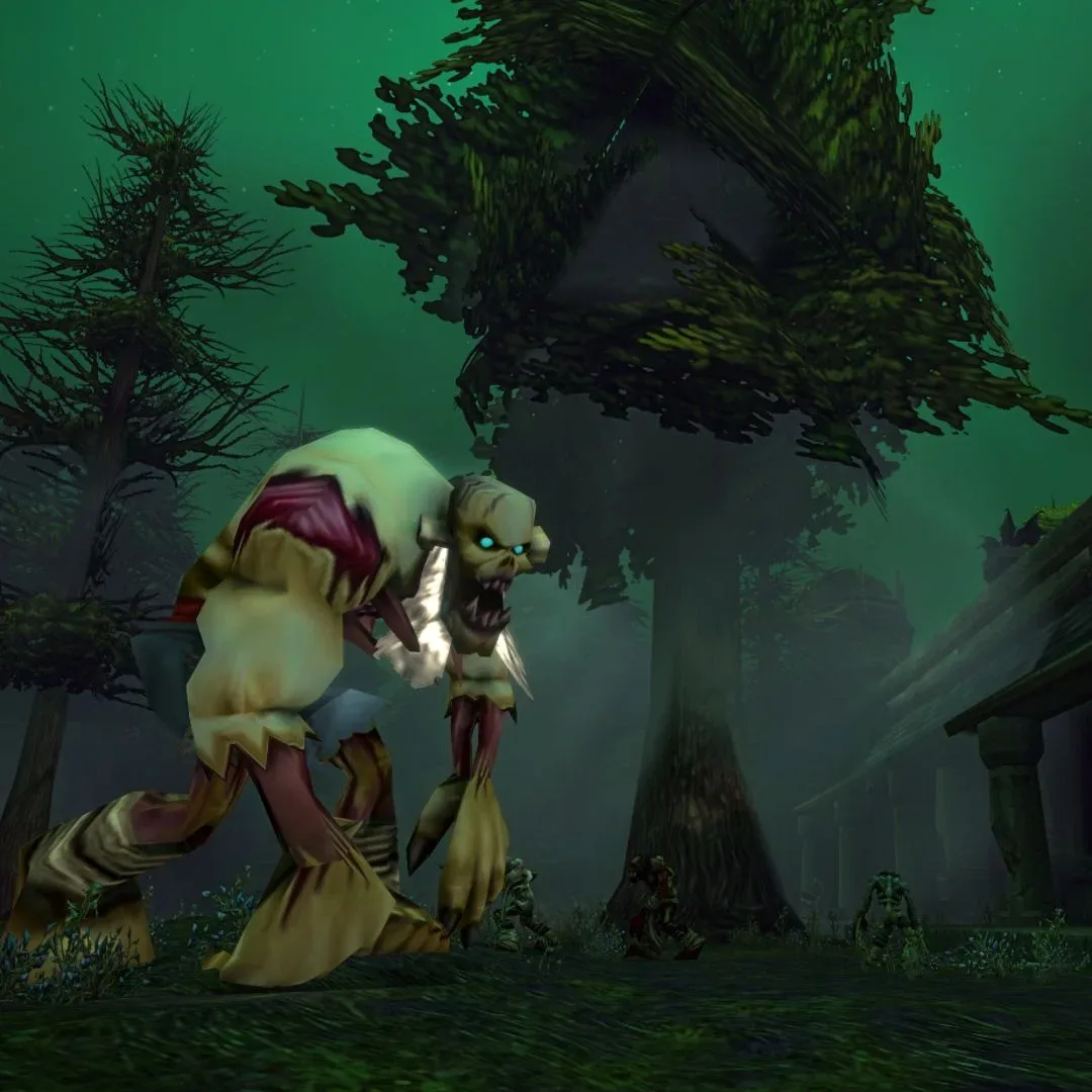 A Shaman casting Lightning Bolt in World of Warcraft: Forever