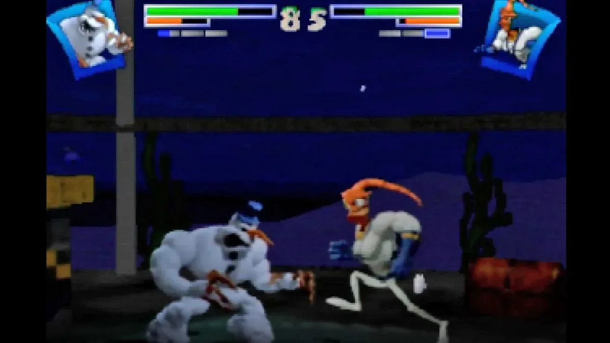 Purple ClayFighter: Sculptor’s Cut cartridge and boxed reissue
