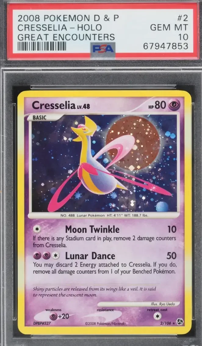 2003 Pokémon Aquapolis Crystal Lugia #149 graded PSA 10