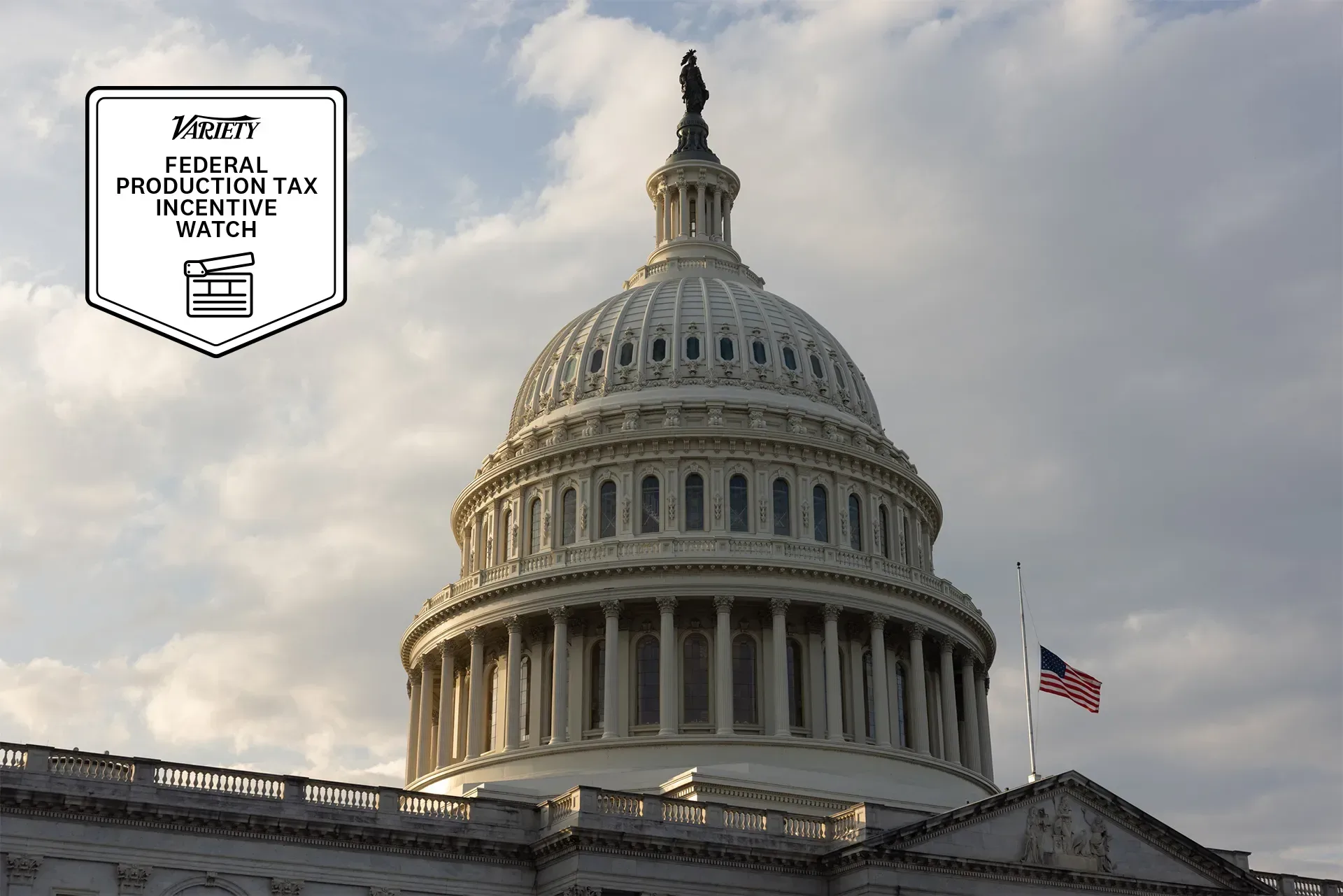 Film production crew working at a U.S. location while travel and hotel groups support a federal tax credit proposal