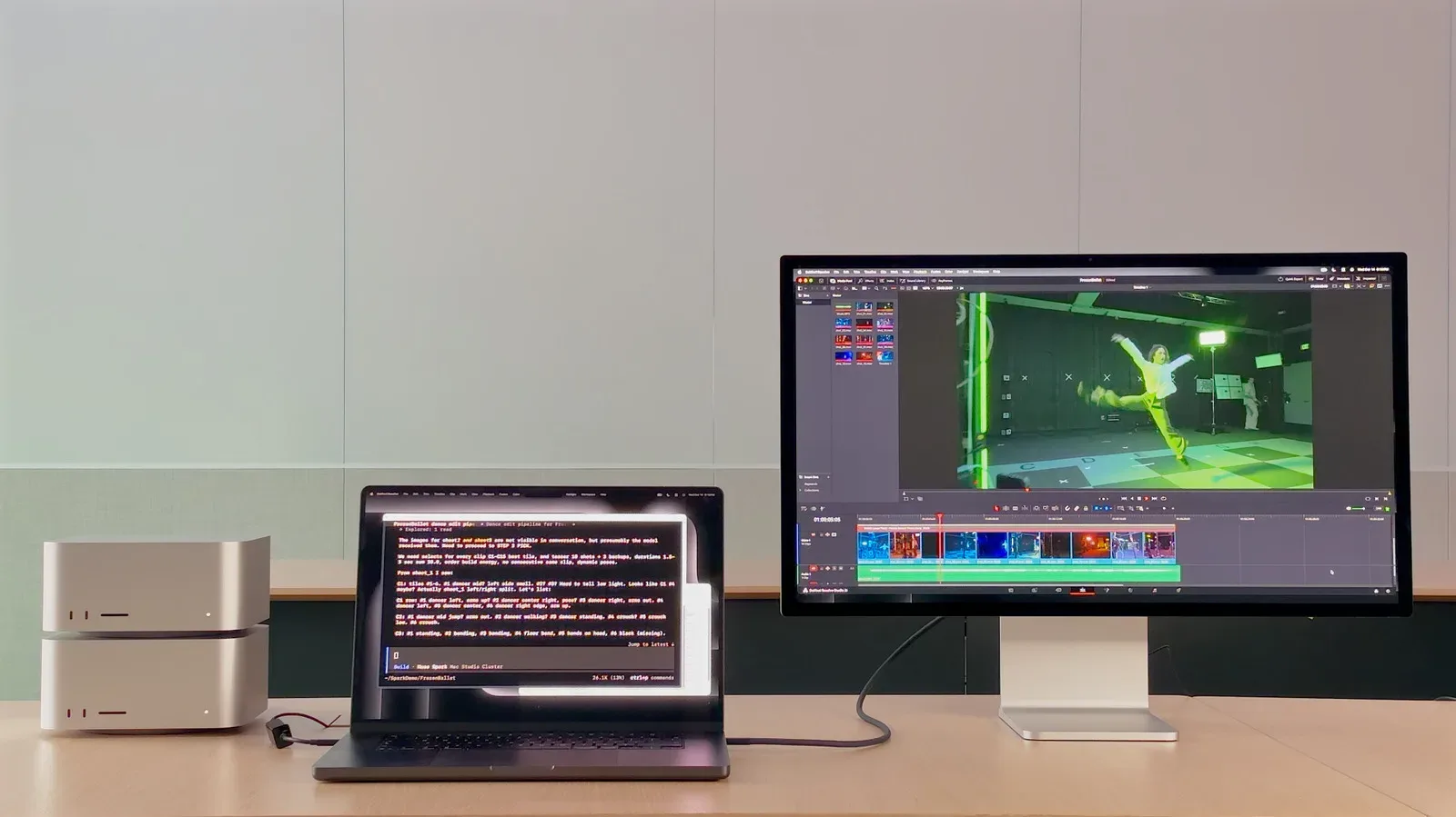 Two high-memory Mac Studio computers used as a local AI setup
