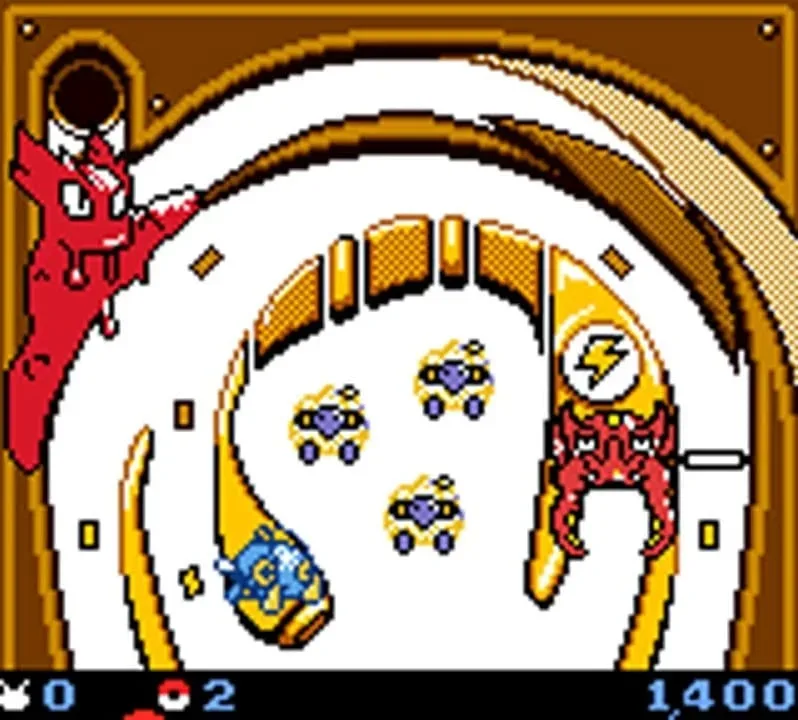 Pokémon Pinball Generations gameplay on a handheld display