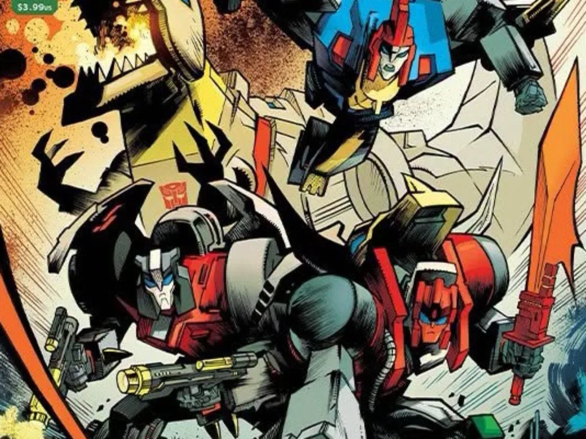 Dinobot silhouette concept for an Energon Universe Transformers comic