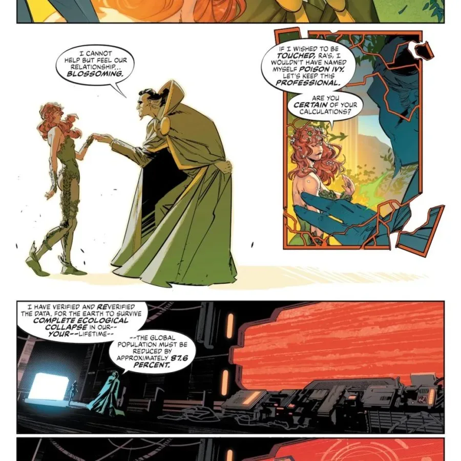 Poison Ivy joins Ra’s al Ghul’s threat in Batman / Superman: World’s Finest #56