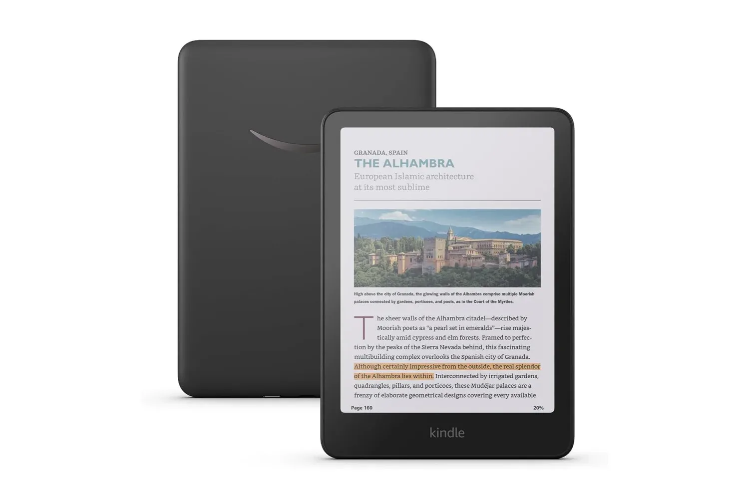 Amazon Kindle Colorsoft 16GB e-reader with a 7-inch color display