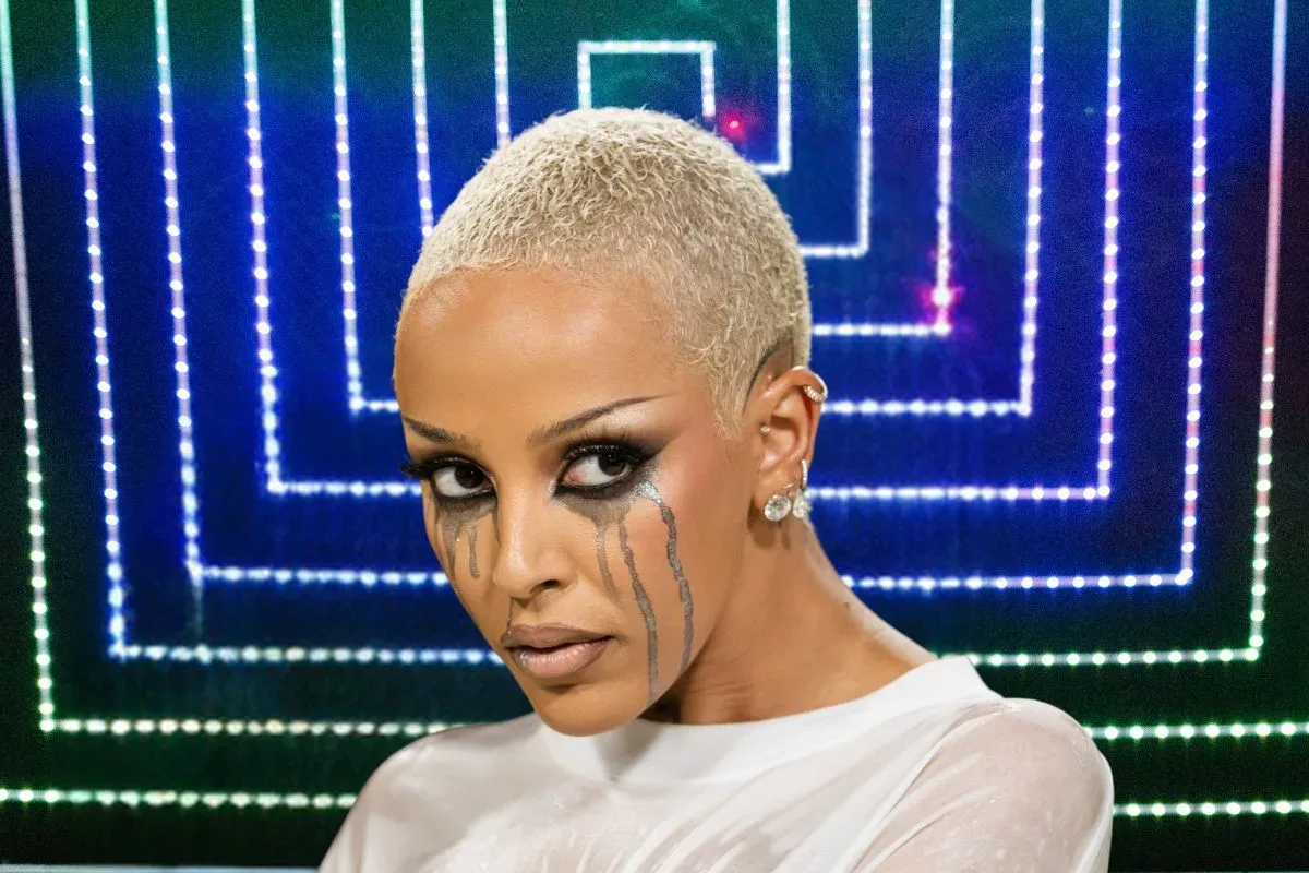 Doja Cat performs during a tour concert