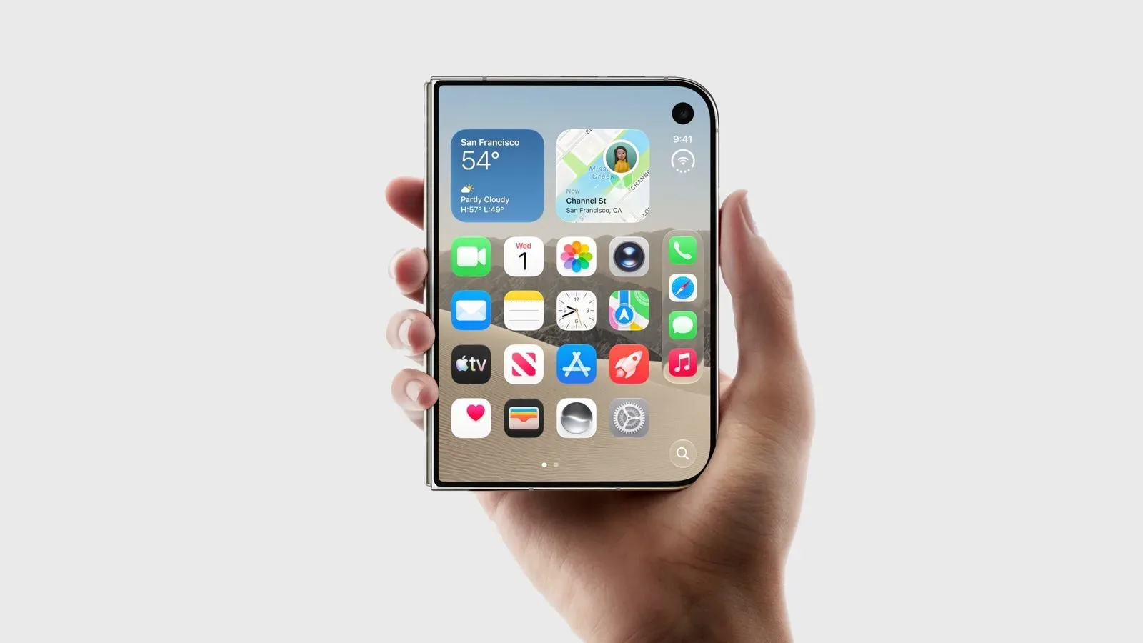 Opened iPhone Duo showing its two internal battery cells