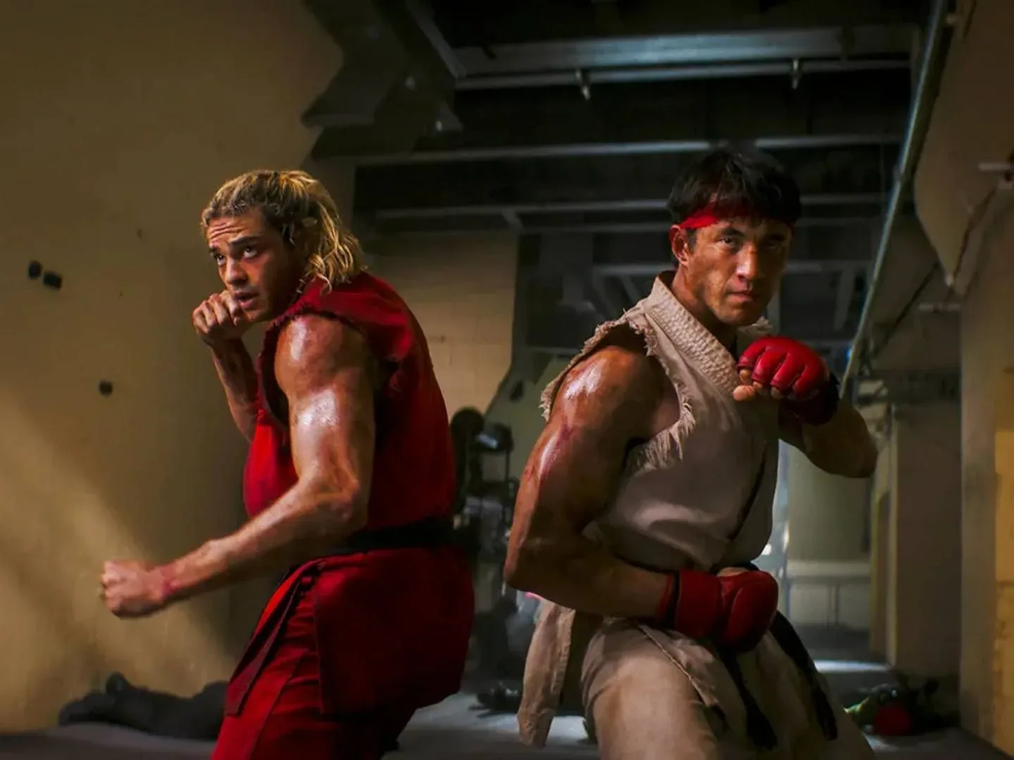 Ken Masters and Ryu in the Street Fighter movie
