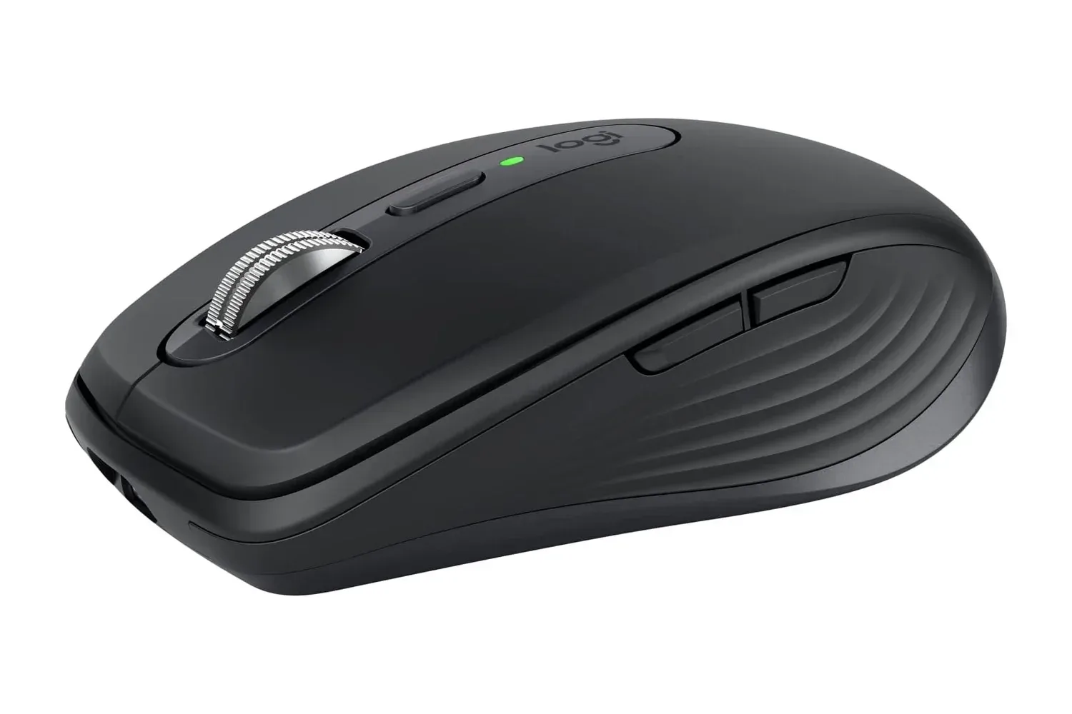 Logitech MX Anywhere 3S compact wireless mouse on a desk