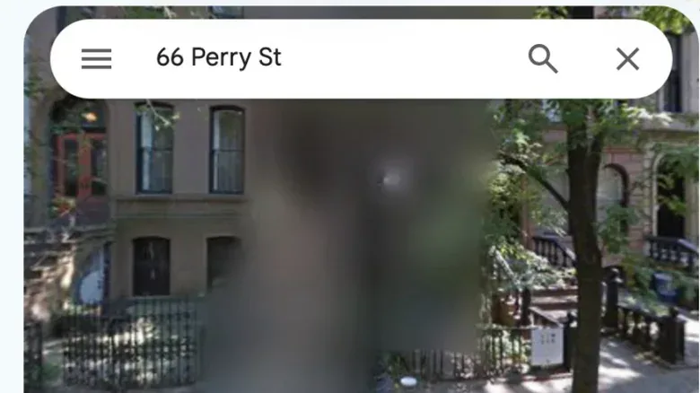 Street View Report a problem interface used to request image blurring