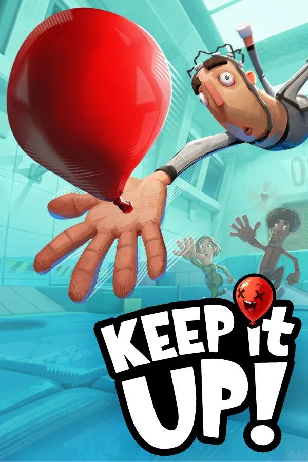 Keep It Up! trailer artwork showing the game’s co-op balloon challenge