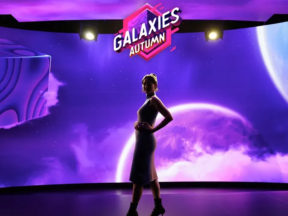 Jane Douglas hosting the Galaxies Showcase 2026 presentation