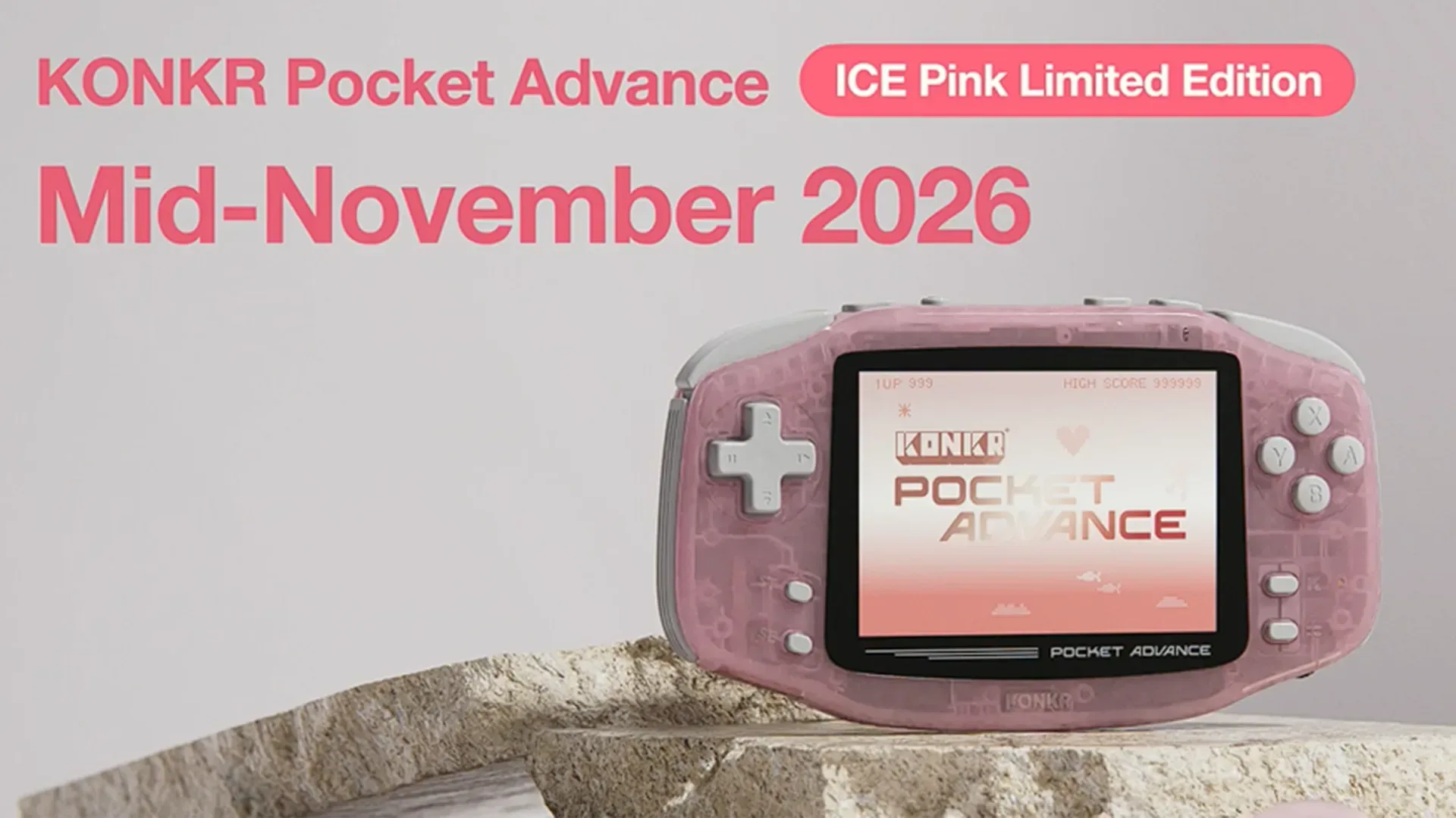 AYANEO Teases Limited-Edition Ice Pink KONKR Pocket Advance as AYASPACE 2 Testing Begins