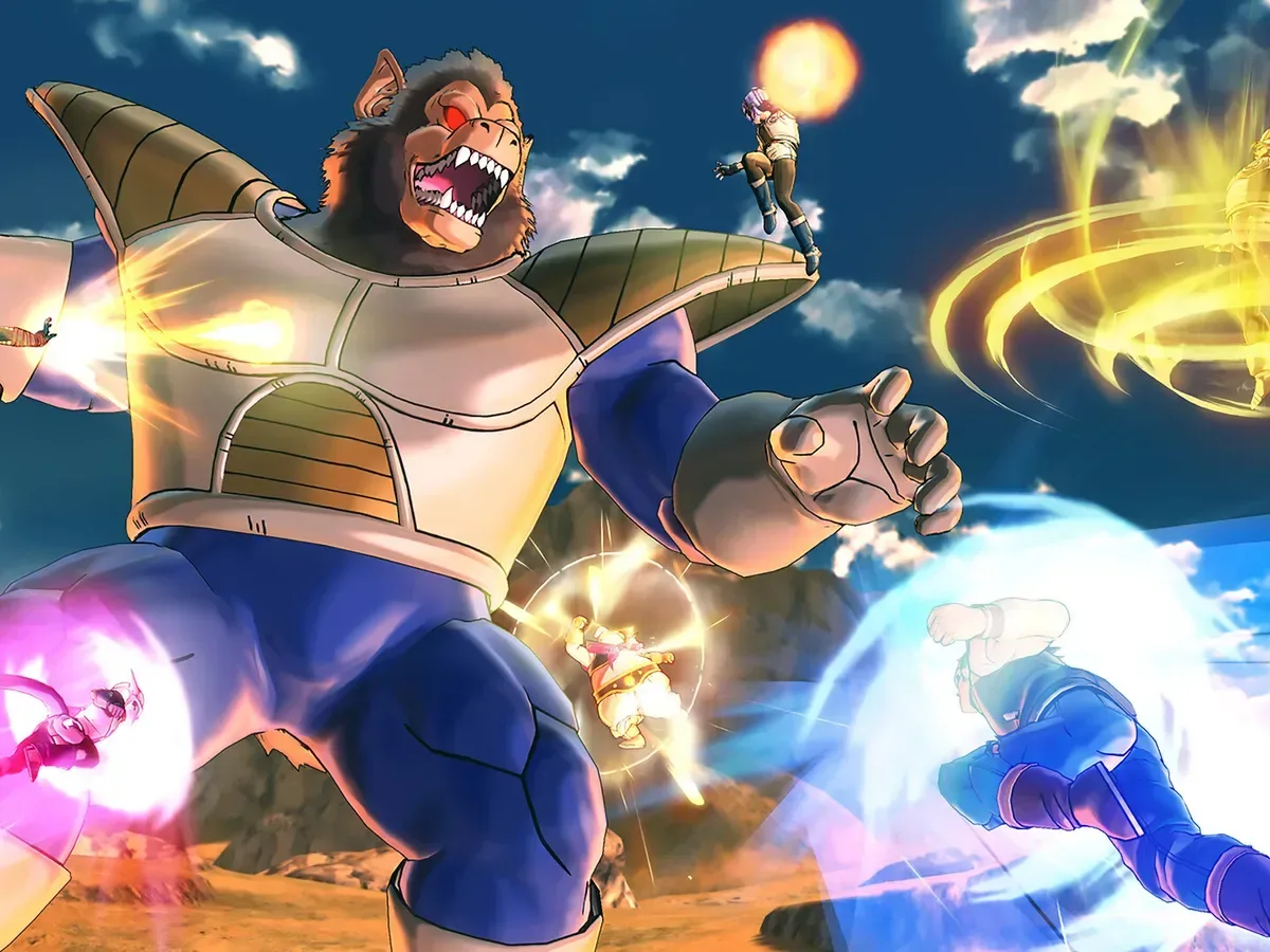 Dragon Ball Xenoverse 2 characters Trunks, Supreme Kai of Time and Fu