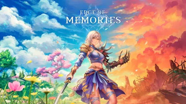 Edge of Memories release-date artwork showing the world of Avaris