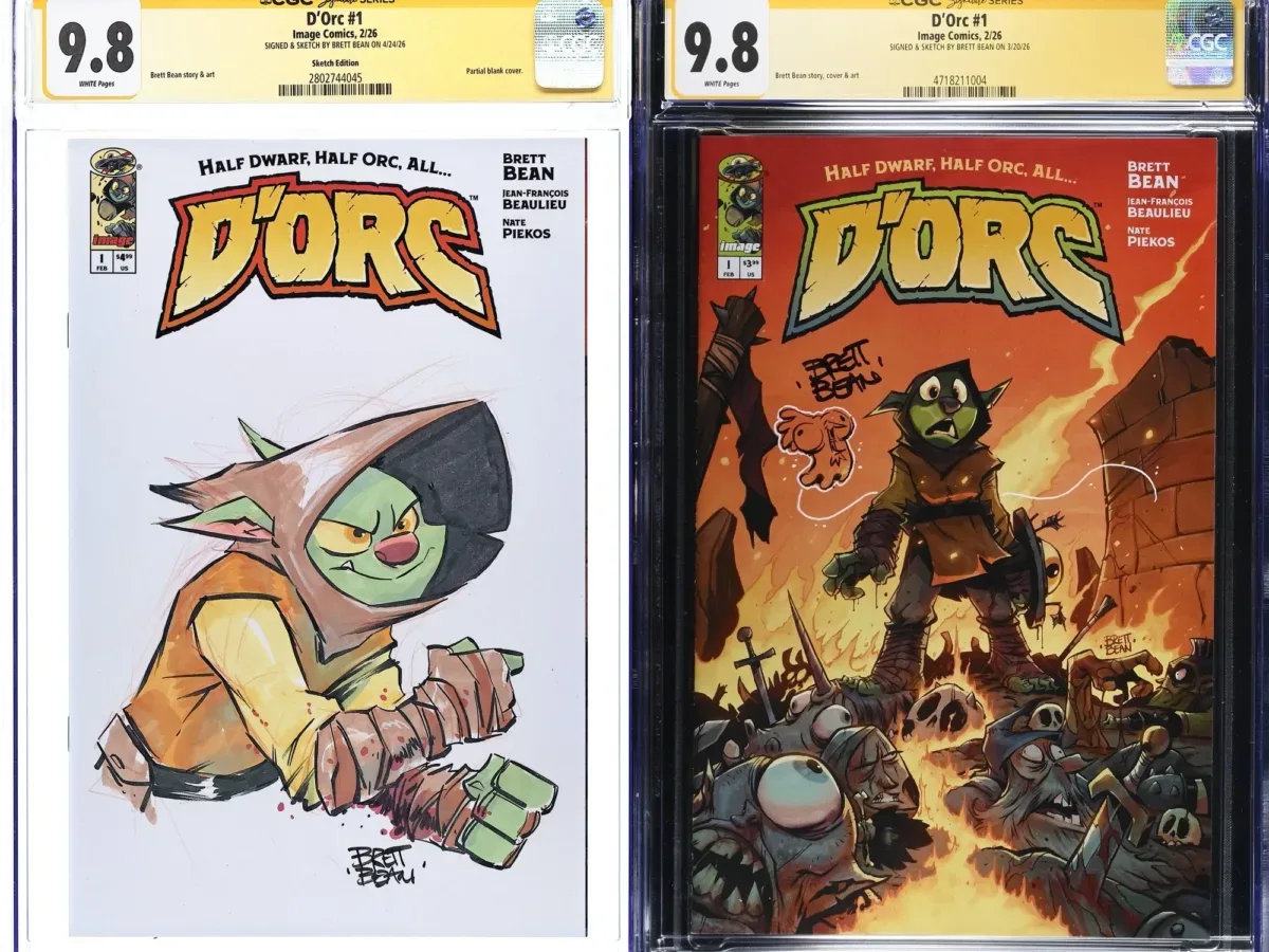D’Orc #1 comic editions including first, second and third printings