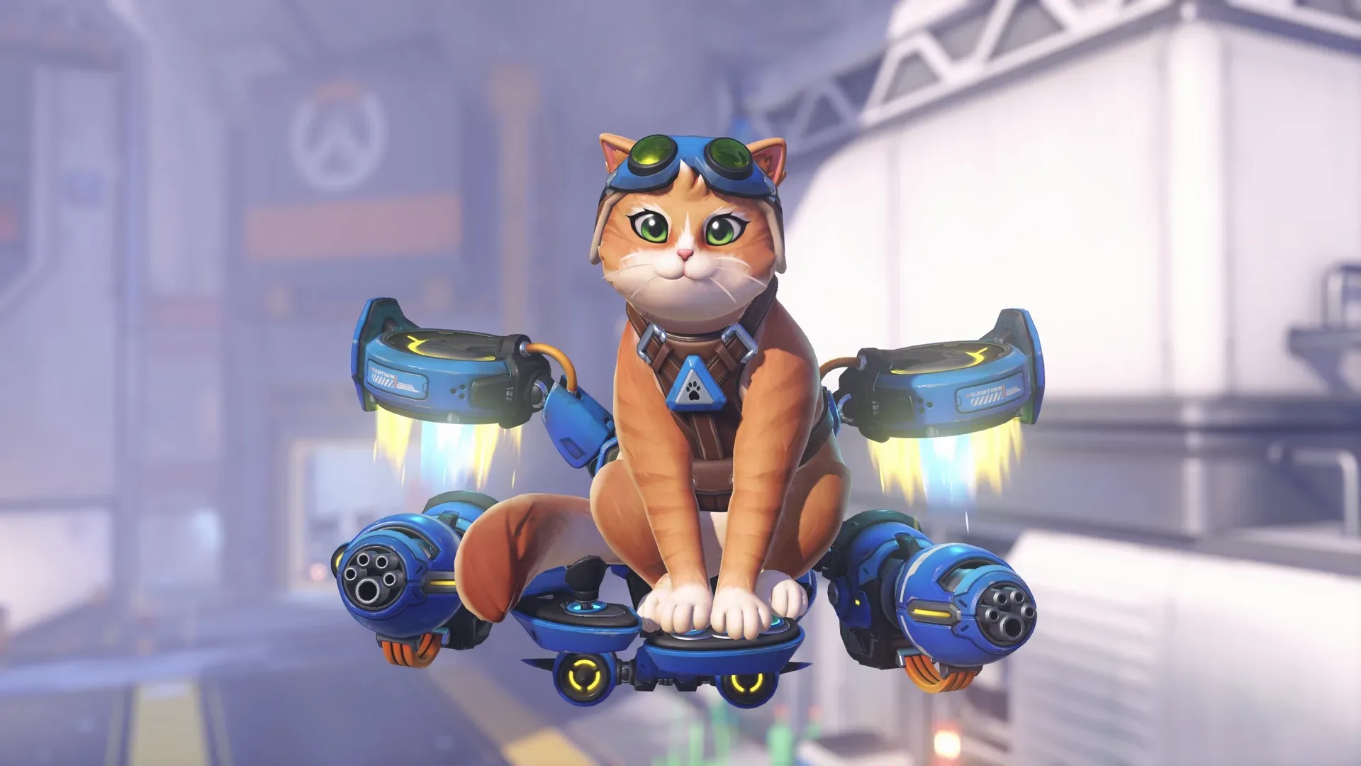 Cassidy uses High Noon while Jetpack Cat flies above the battlefield