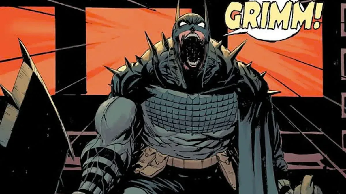 Bruce Wayne faces an intervention from Waylon Jones, Oswald Cobblepot, Edward Nigma and Harvey Dent in Absolute Batman #25