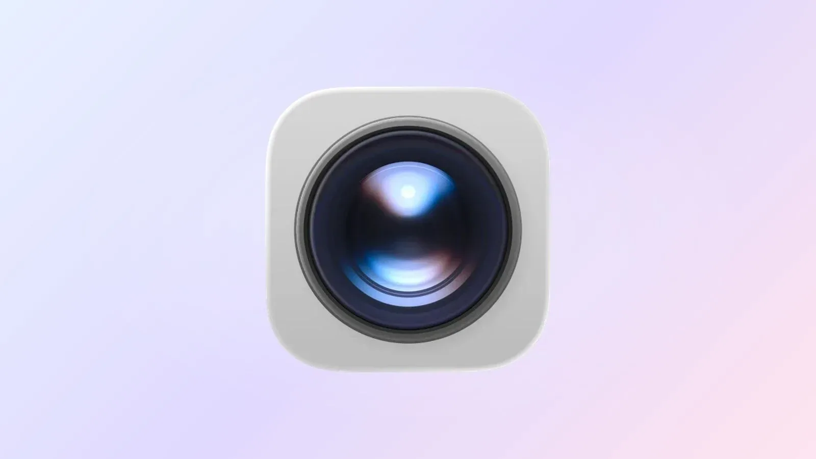 Conceptual smart-home camera sensor in a modern living room