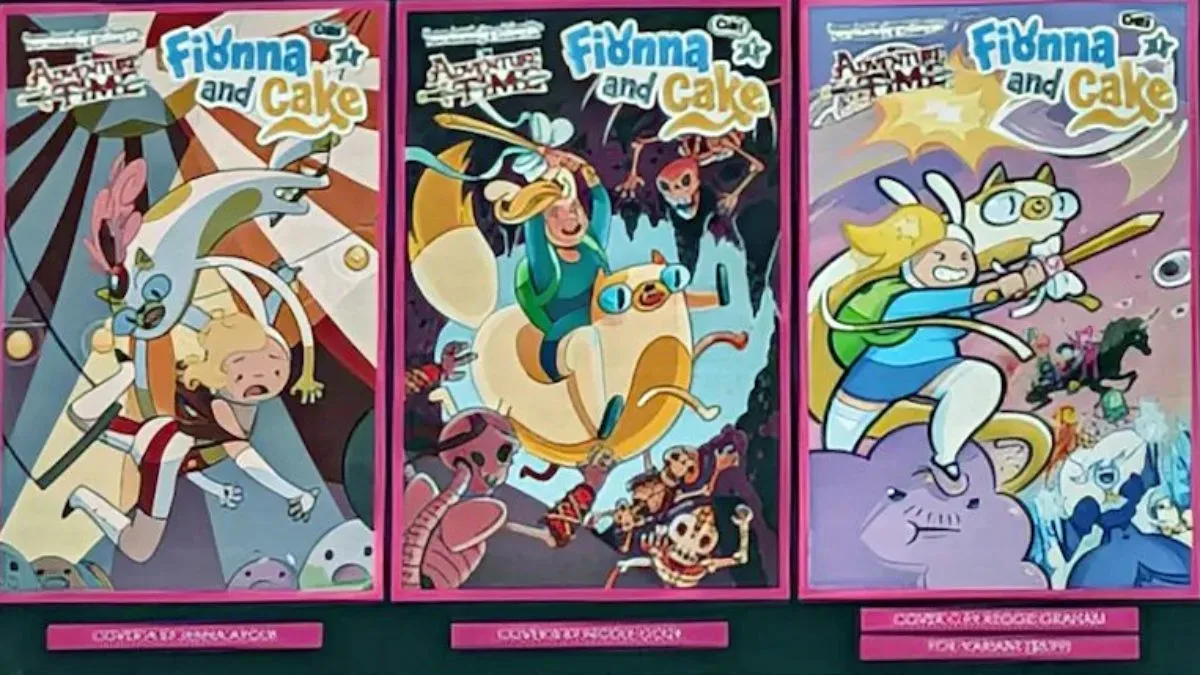 Adventure Time: Fionna and Cake comic announcement artwork by Jenna Ayoub and Damali Beatty