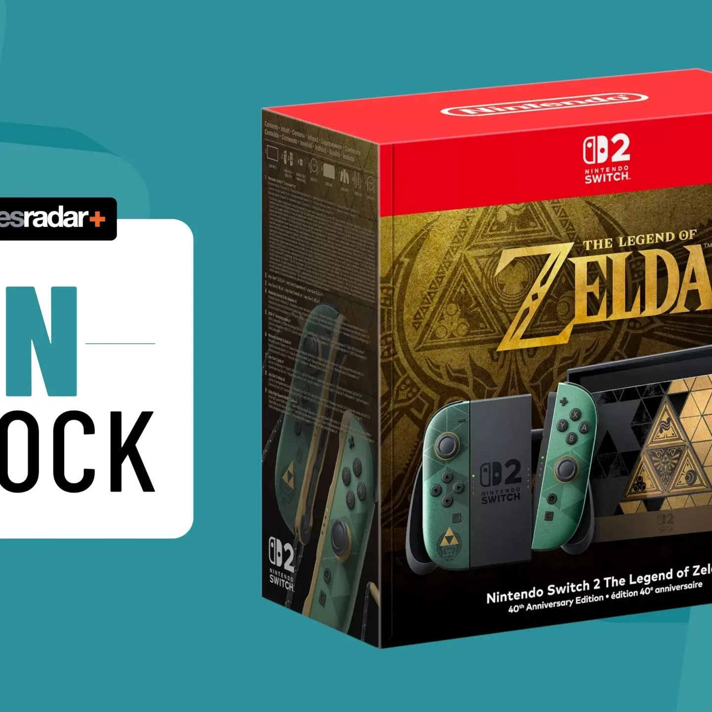 Zelda Switch 2 40th Anniversary Edition pre-order listing at Smyths Toys