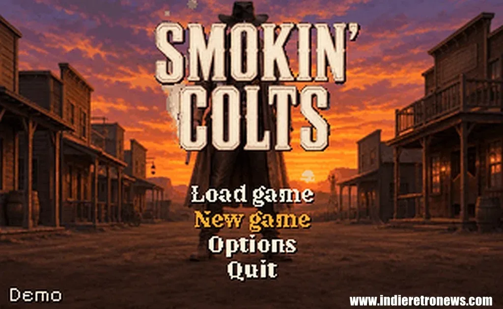 Smokin’ Colts 3D western environment with multi-storey buildings