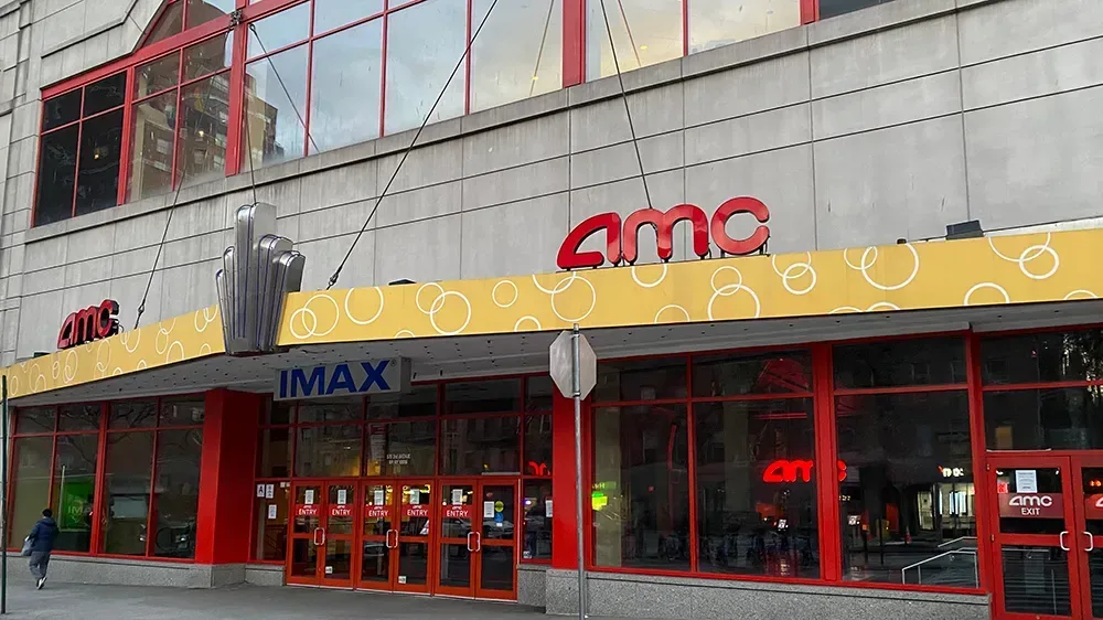 AMC Kips Bay 15 theatre entrance on Second Avenue in Manhattan