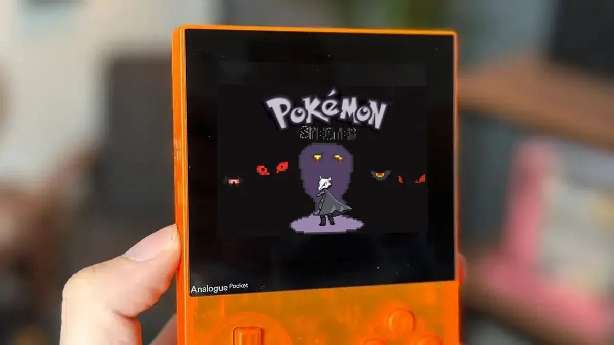 Pokémon Specter demo artwork featuring the haunted Ygelle region and its ghostly mystery