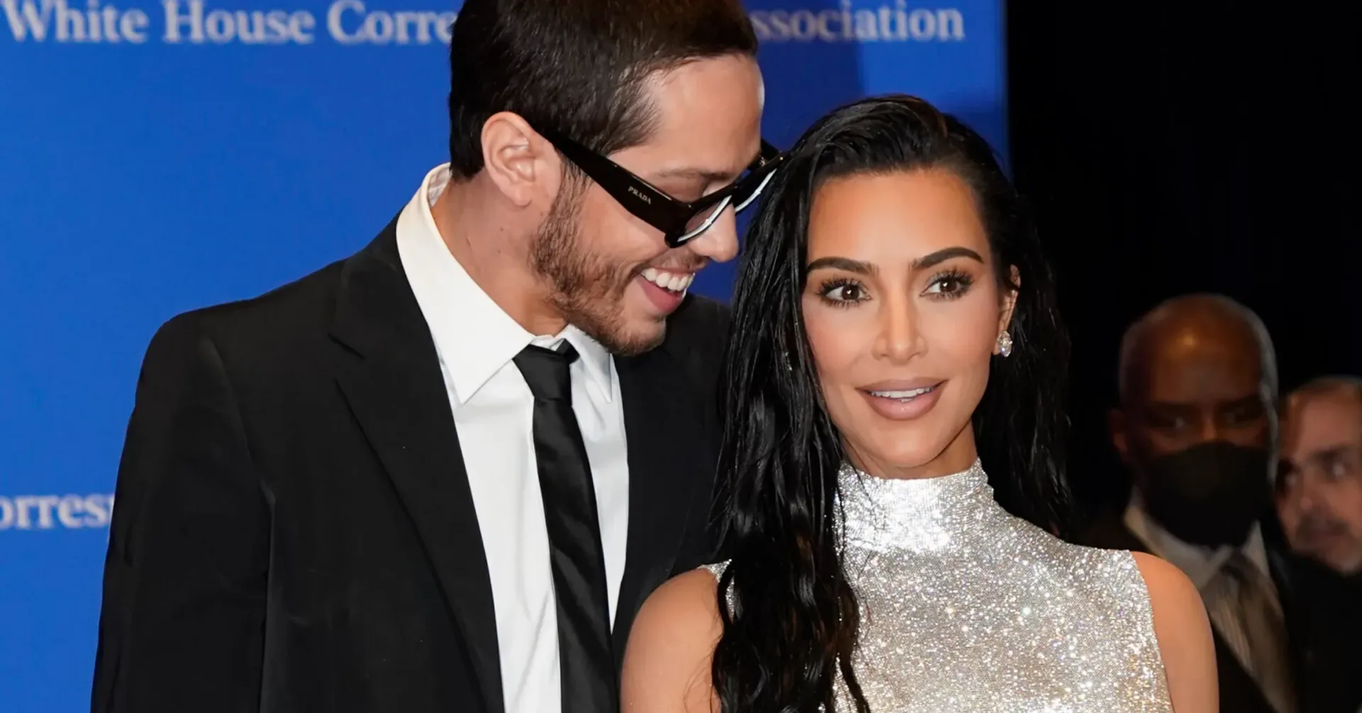 Pete Davidson discussing the public pressure surrounding his relationship with Kim Kardashian
