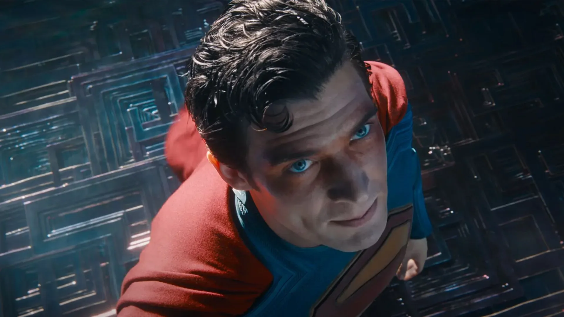 David Corenswet as Superman in promotional imagery for Man of Tomorrow