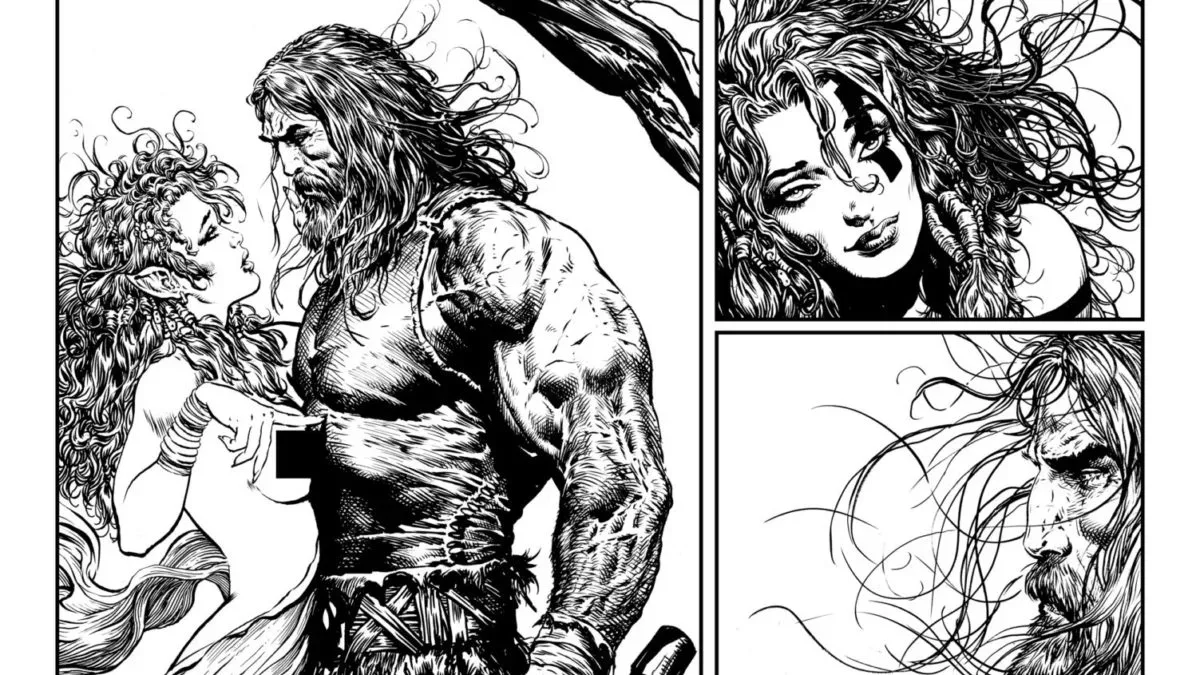 Liam Sharp cover art for Savage Sword of Conan #18