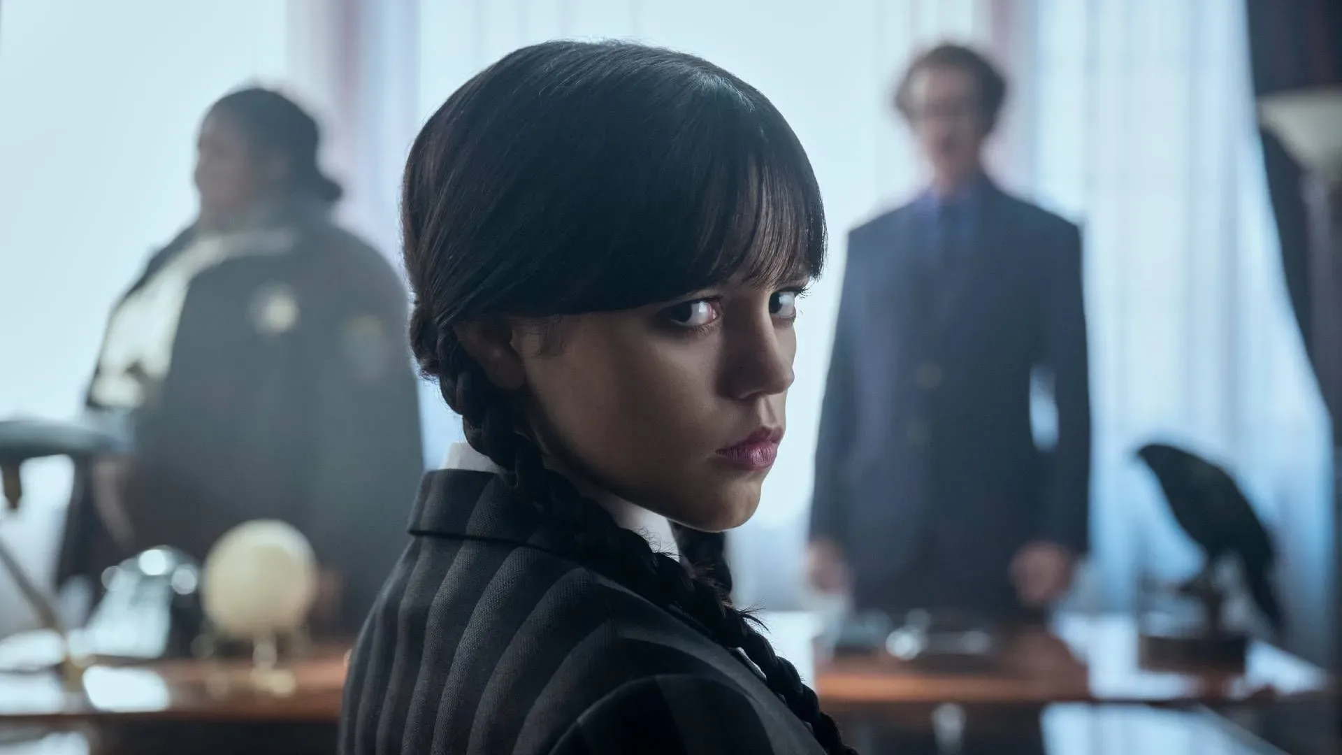 Jenna Ortega as Wednesday Addams in Wednesday